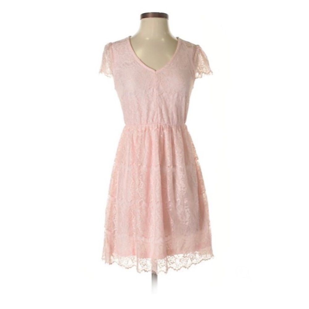 C&V pink lace dress NWT